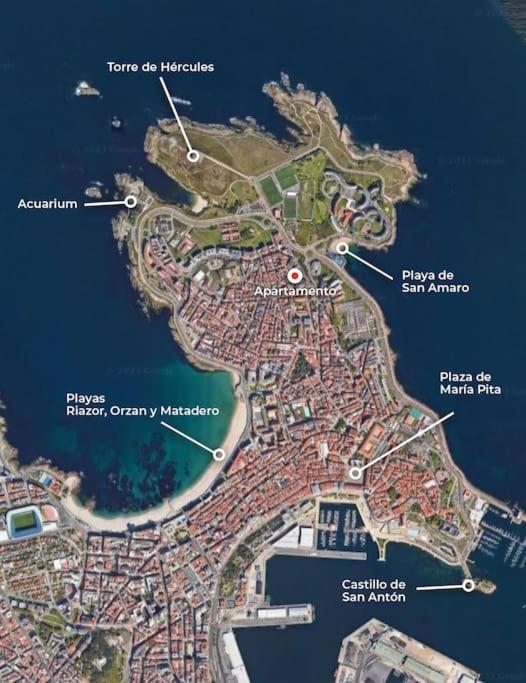 Apartamento Torre De Hercules A Coruña Buitenkant foto