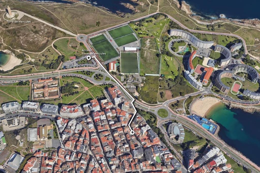Apartamento Torre De Hercules A Coruña Buitenkant foto